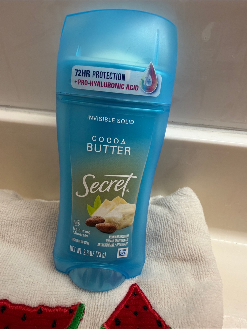 Secret Cocoa Butter Invisible Solid Antiperspirant Deodorant - 2.6 oz.